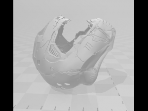 Doom Eternal helmet - DOOMSLAYER 3D Print Model