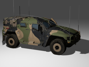 Hawkei 3D 模型