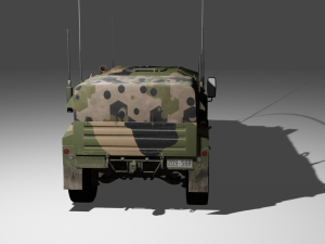 Hawkei 3D मॉडल