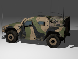 Hawkei 3D मॉडल