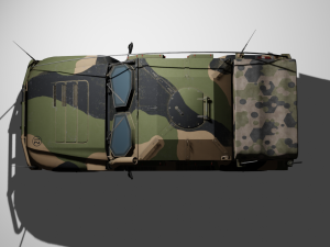 Hawkei 3D मॉडल