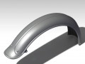 vintage rear fender 3Dプリントモデル