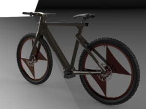Concept electric bicycle 3D 模型