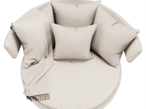 Amoenus soft sofa 3D 模型
