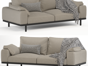 Chintakindi 3 seater sofa 3D मॉडल