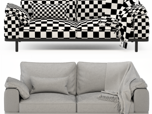 Chintakindi 3 seater sofa 3D मॉडल