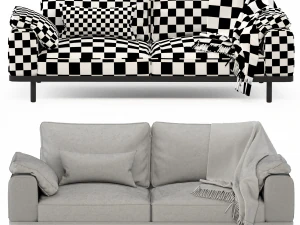 친타킨디 3인용 소파 3D 모델