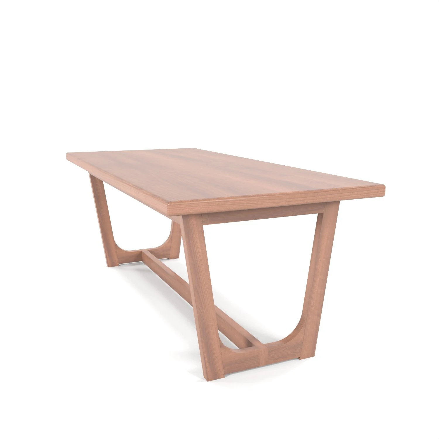 Dining Table 3D Model .c4d .max .obj .3ds .fbx .stl .blend 