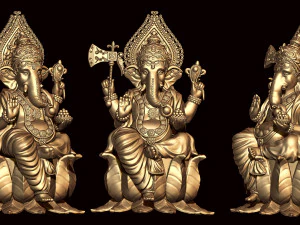 Ganesh ji lotus 3D Print Model