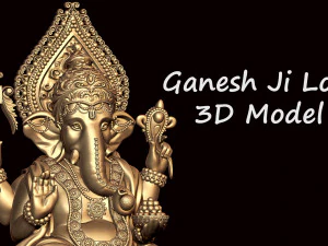 Ganesh ji lotus 3D Print Model