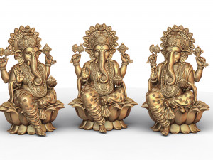 Ganesh Ji Lotus 08 Modello di stampa 3D