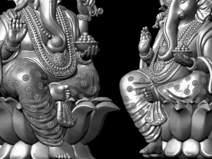 Ganesh Ji Lotus 08 3D Print Model