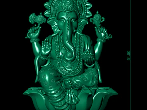 Ganesh Ji Lotus 08 3D Print Model