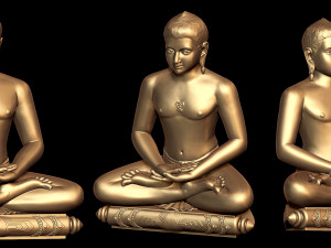 Gautam Buddha 3Dプリントモデル