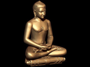 Gautam Buddha 3Dプリントモデル