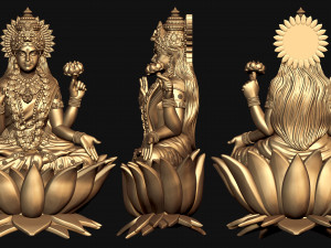 Saraswati Mata 01 3D Print Model
