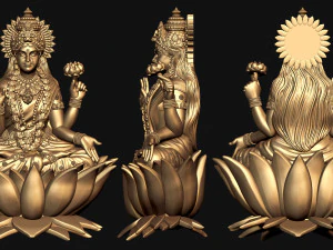 Saraswati Mata 01 3D Print Model