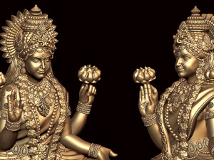 Saraswati Mata 01 3D Print Model