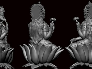 Saraswati Mata 01 3D Print Model