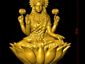 Saraswati Mata 01 3D Print Model
