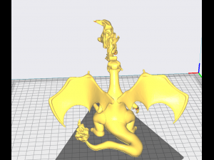 charizard stl file Modèle 3D