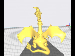 charizard stl file 3D Model