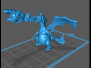 charizard stl file Modèle 3D
