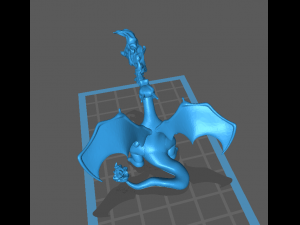 charizard stl file Modèle 3D