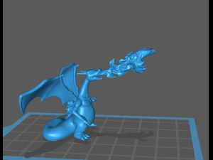 charizard stl file Modèle 3D