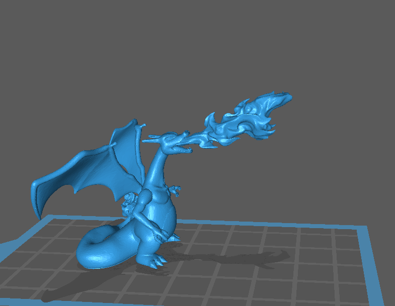 STL file Pokemon Mega Charizard X Pokeball 🐉・3D printing model