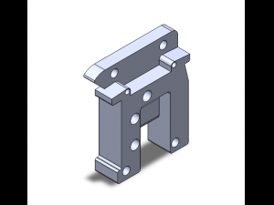 mounting plate for longer lk4 pro-alfawise u30 pro - voron stealthburner Model do druku 3D