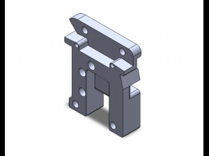 mounting plate for longer lk4 pro-alfawise u30 pro - voron stealthburner Model do druku 3D