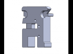 mounting plate for longer lk4 pro-alfawise u30 pro - voron stealthburner Model do druku 3D