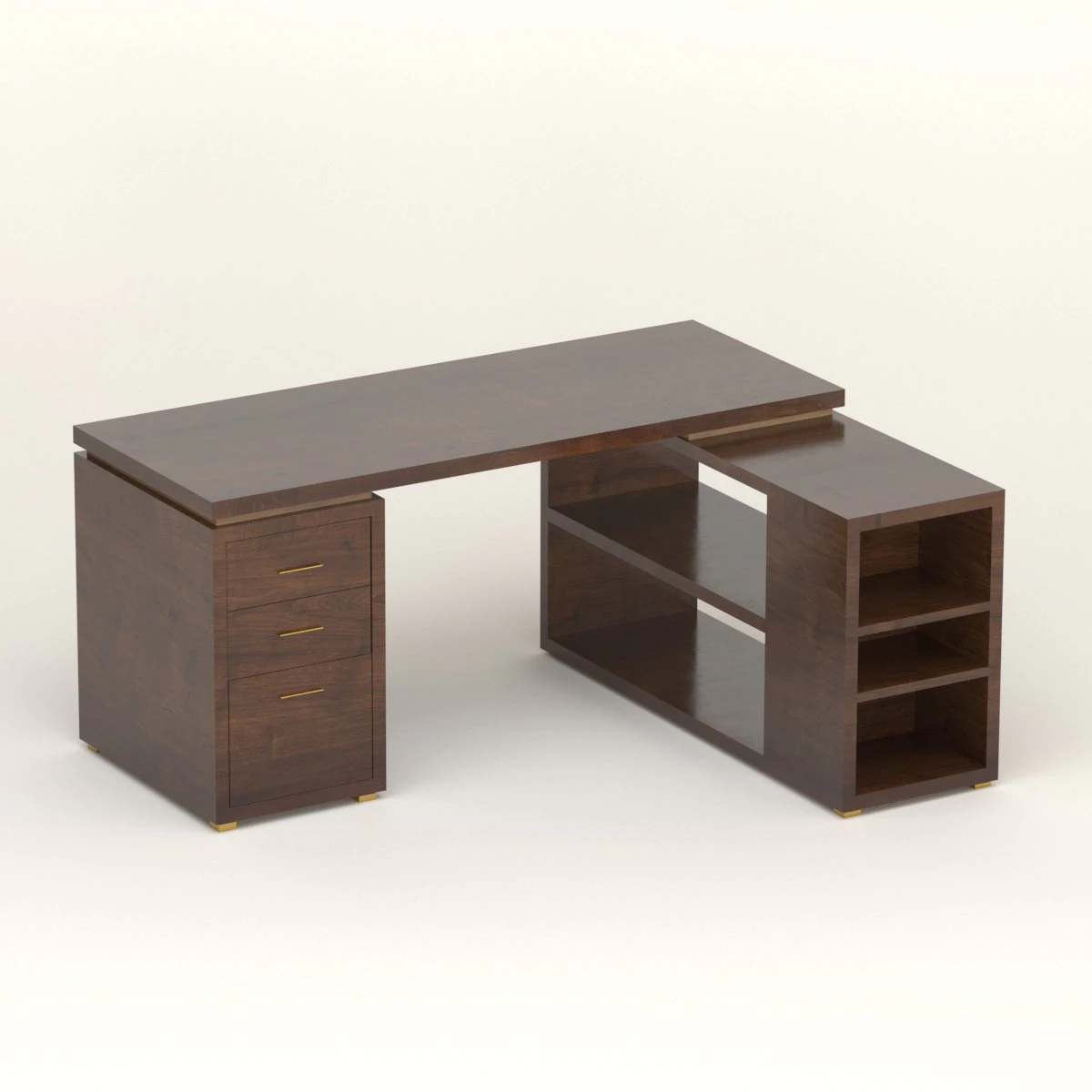 desk 3D Model .c4d .max .obj .3ds .fbx .stl .blend 