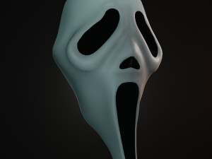 The Scream mask Ghostface 3D 模型