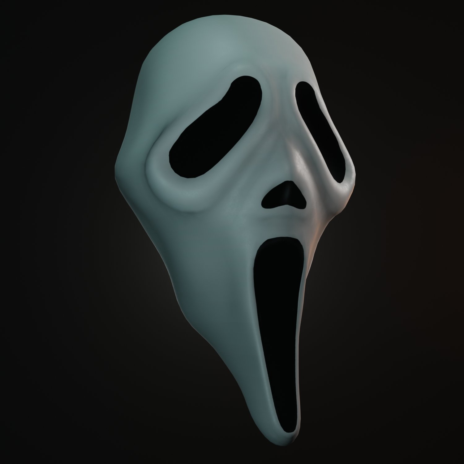 The Scream mask 3D Model in Other 3DExport