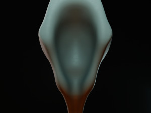 The Scream mask Ghostface Modelo 3D