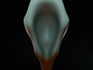 A m&aacute;scara do Grito Ghostface Modelo 3D