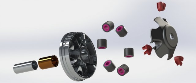 Variator-multivar2000malossi Model 3D .c4d .max .obj .3ds .fbx .stl .blend 