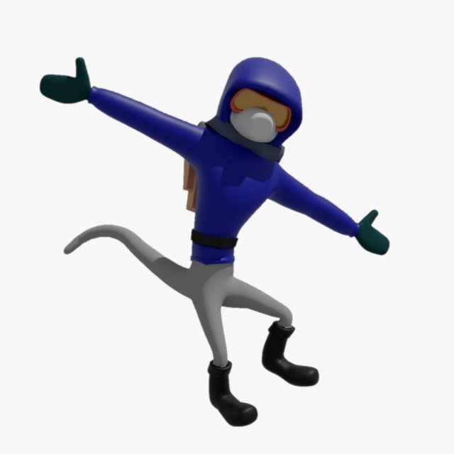 Arctic adventurer rig 3D Model .c4d .max .obj .3ds .fbx .stl .blend 