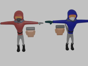 Arctic adventurer rig 3D Model