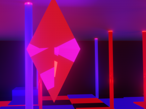 Neon scene Model 3D