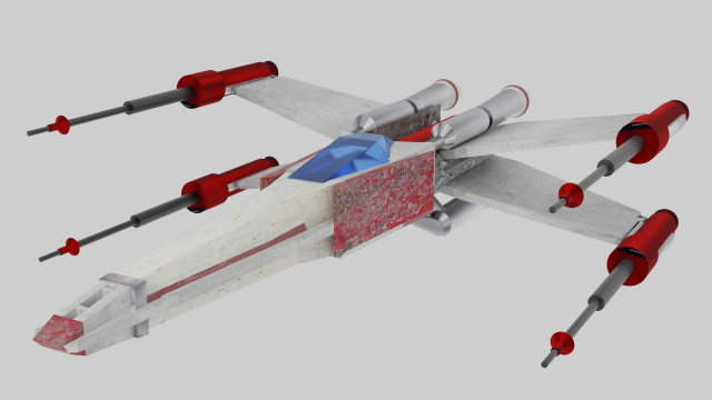 Space ship bonus 3D Model .c4d .max .obj .3ds .fbx .stl .blend 