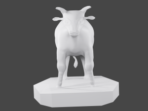 3d cow 3D प्रिंट मॉडल