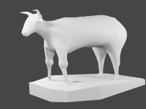 3d cow 3D Print Model