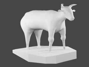 3d cow 3D Print Model