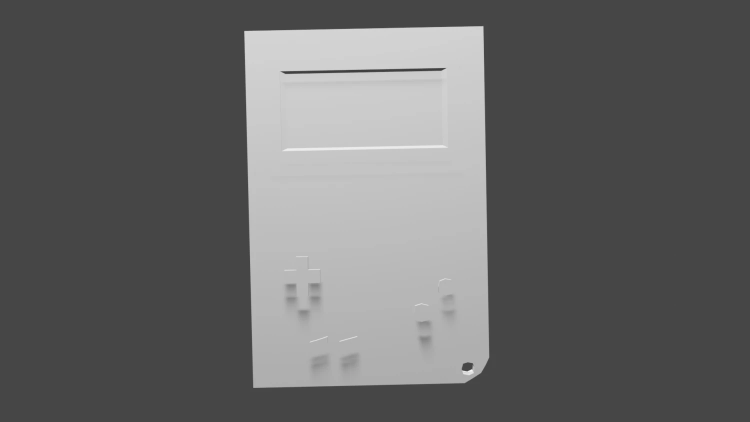 3d game boy 3D Print Model .c4d .max .obj .3ds .fbx .stl .blend 