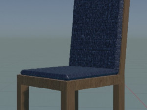 A soft chair Modello 3D