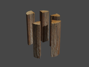 Firewood 3D Model