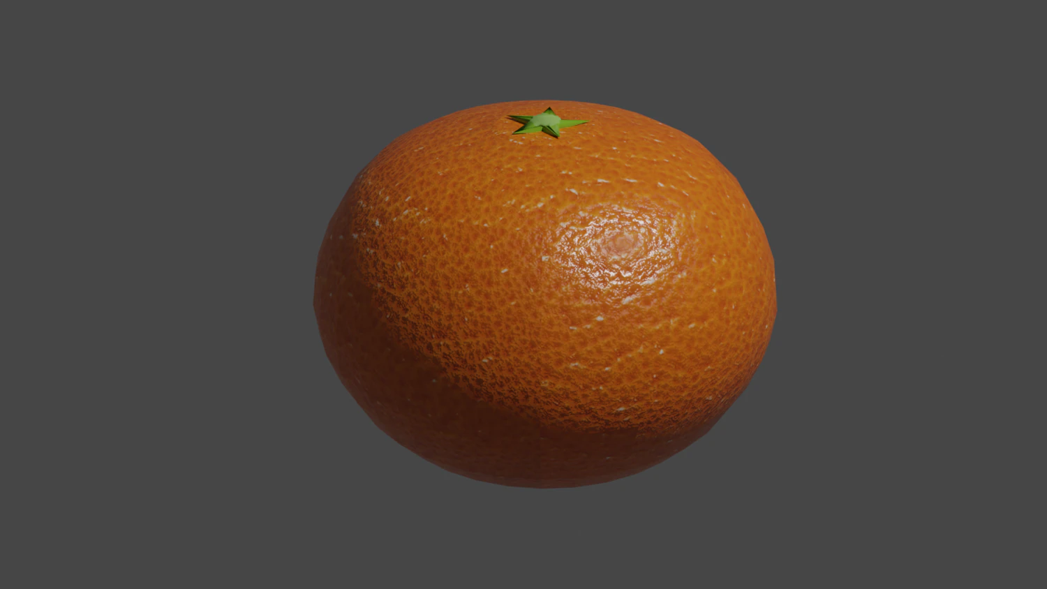 Mandarin 3D Model .c4d .max .obj .3ds .fbx .stl .blend